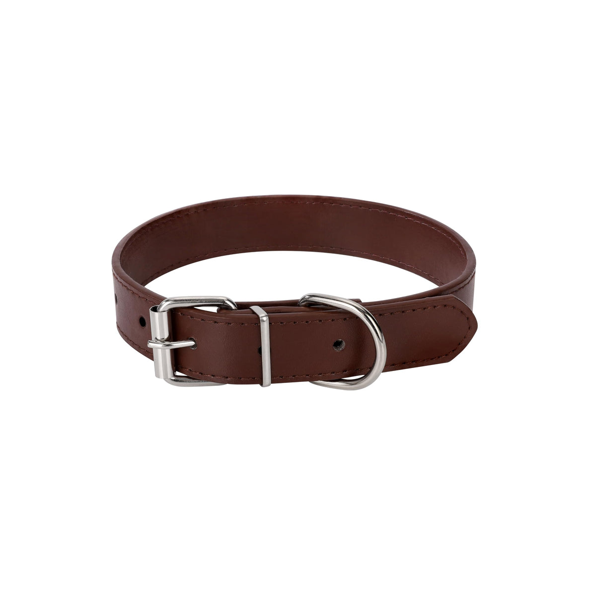 Azinoo Brown Soft Leather Dog Collar for Small. Chosen for real quality, fits naturally into modern
