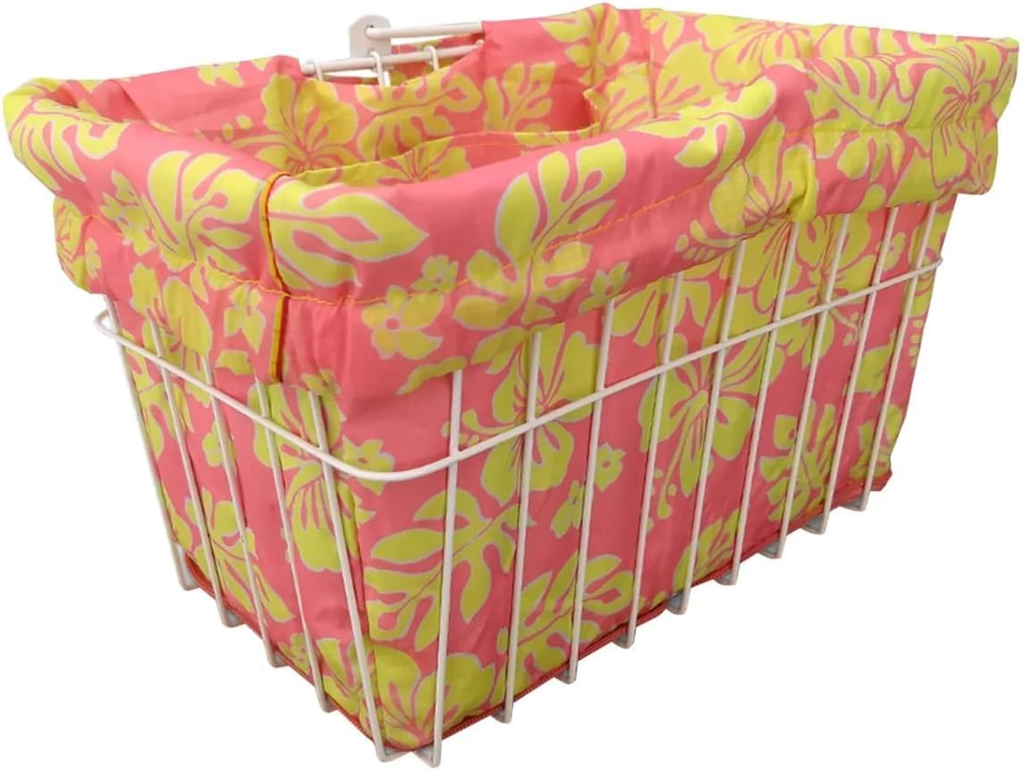 Cruiser Candy Bike Basket Liner Waterproof, Universal Fit for Most Bike Baskets, Stylish 2in1Tote