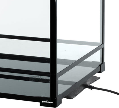 REPTIZOO 60 Gallon Glass Reptile Tank, 24" x 24" x 24" Large Reptile Terrarium Front Opening
