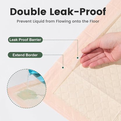 Gardner Pet Disposable Puppy Pads XL, 28"x34" Pee Pads for Dogs, Super Absorbent & Leak-Proof Full