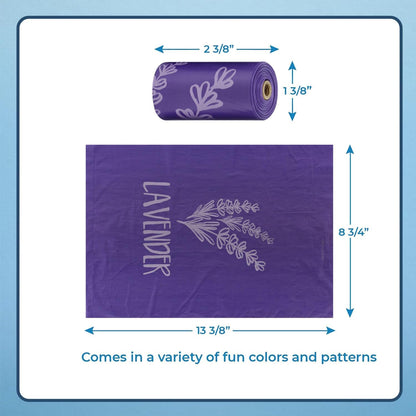 Best Pet Supplies Dog Poop Bags (150 Bags) for Waste Refuse Cleanup, Doggy Roll Replacements for