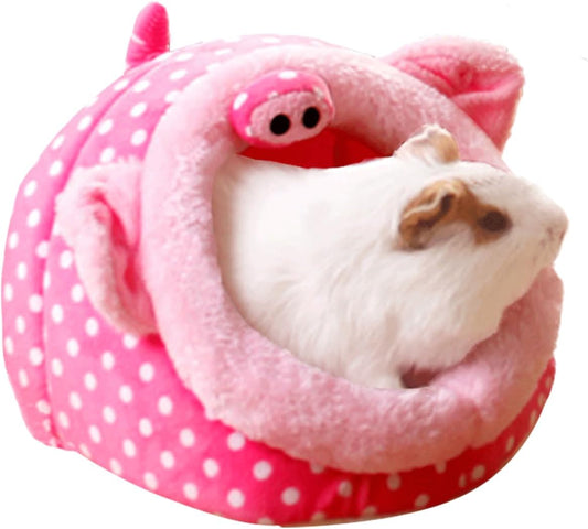 Guinea Pig Bed House & Hideout for Rat Bearded Dragon Hedgehog Ferret to Sleep and Hide, Guinea Pig