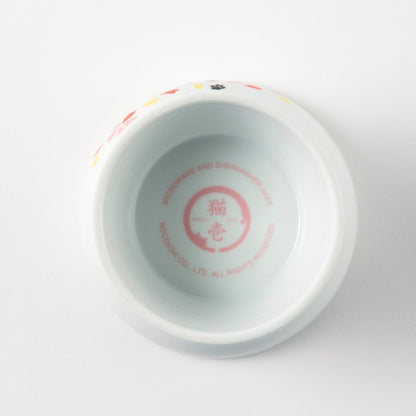 Necoichi Elevated Cat Food Bowl Prevent Neck & Whisker Fatigue, Dishwasher and Microwave Safe, No.1