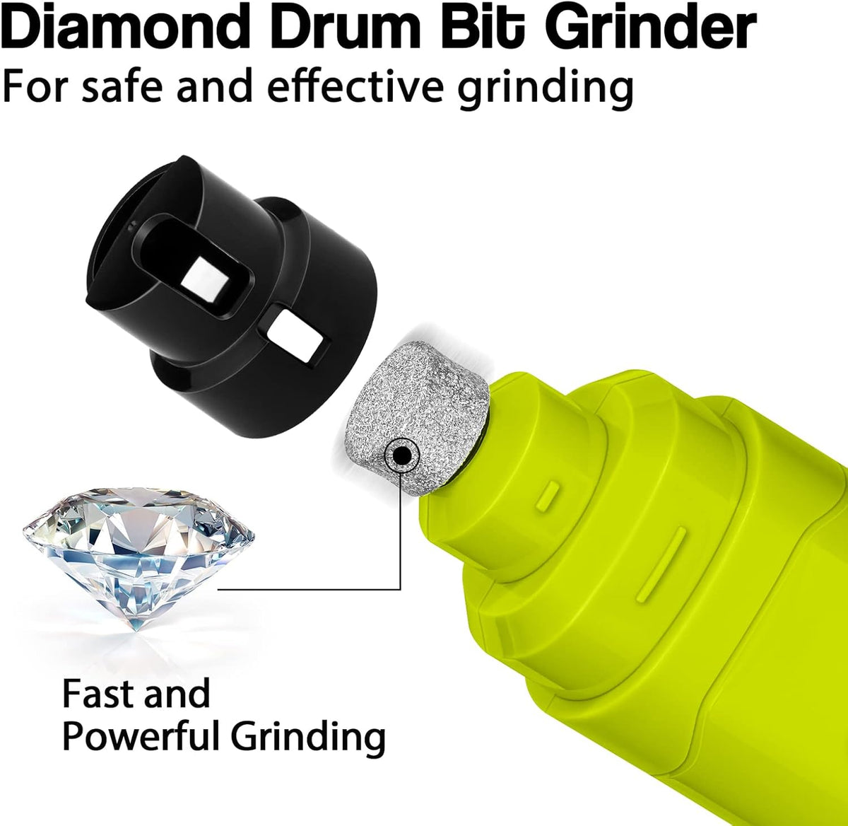 Casfuy Dog Nail Grinder Upgraded - Professional 2-Speed Electric Rechargeable Pet Nail Trimmer