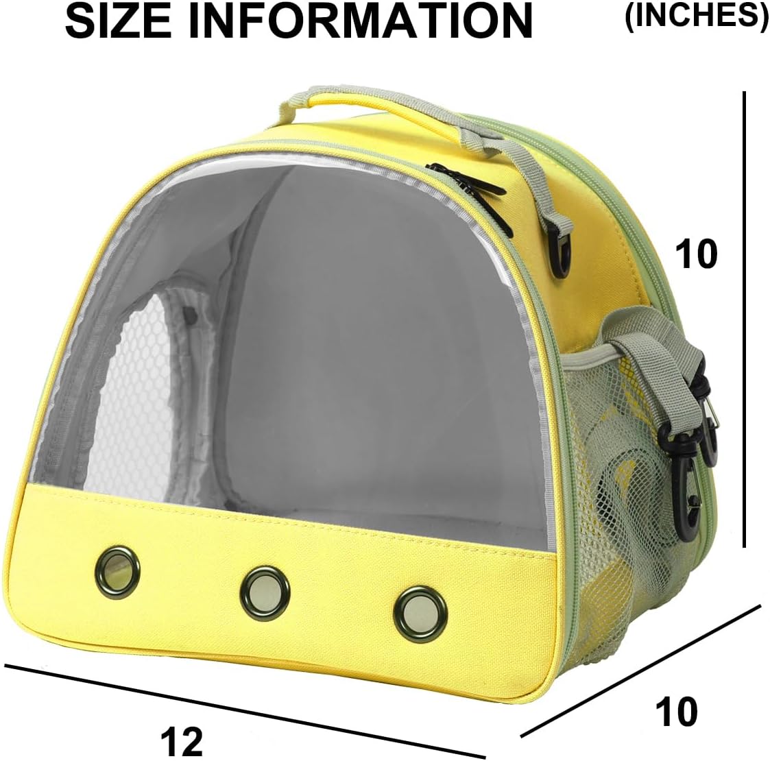 Bunny Travel Carrier with Absorbent Pad Set, Pee Pad with Leak-Proof Quick-Dry Design for Bearded