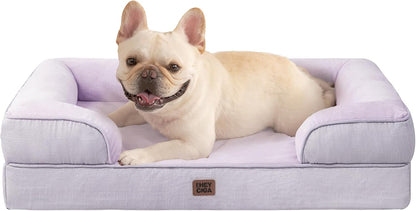 EHEYCIGA Orthopedic Dog Bed for Medium Dogs, Waterproof Memory Foam Medium Pet Beds with Sides