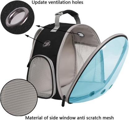 Bearded Dragon Travel Backpack with Harness and Leash Set,Lizard Backpack Travel Carrier,Space