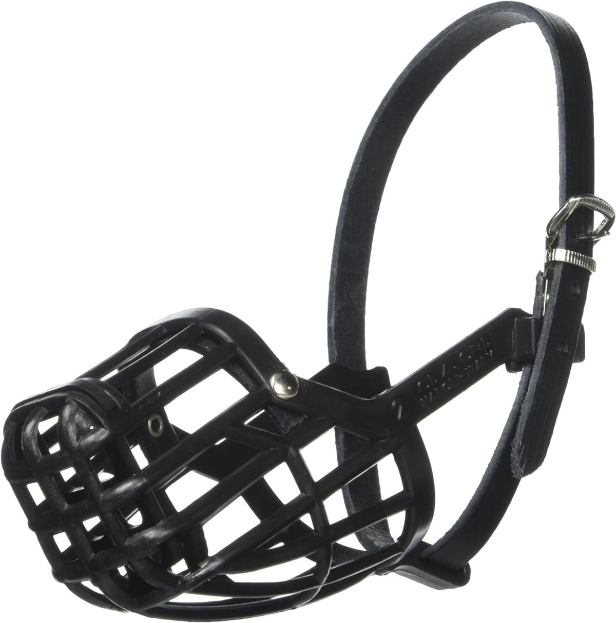 Leather Brothers Italian Basket Dog Muzzle, Adjustable Secure Fit, Comfortable Design, Training and