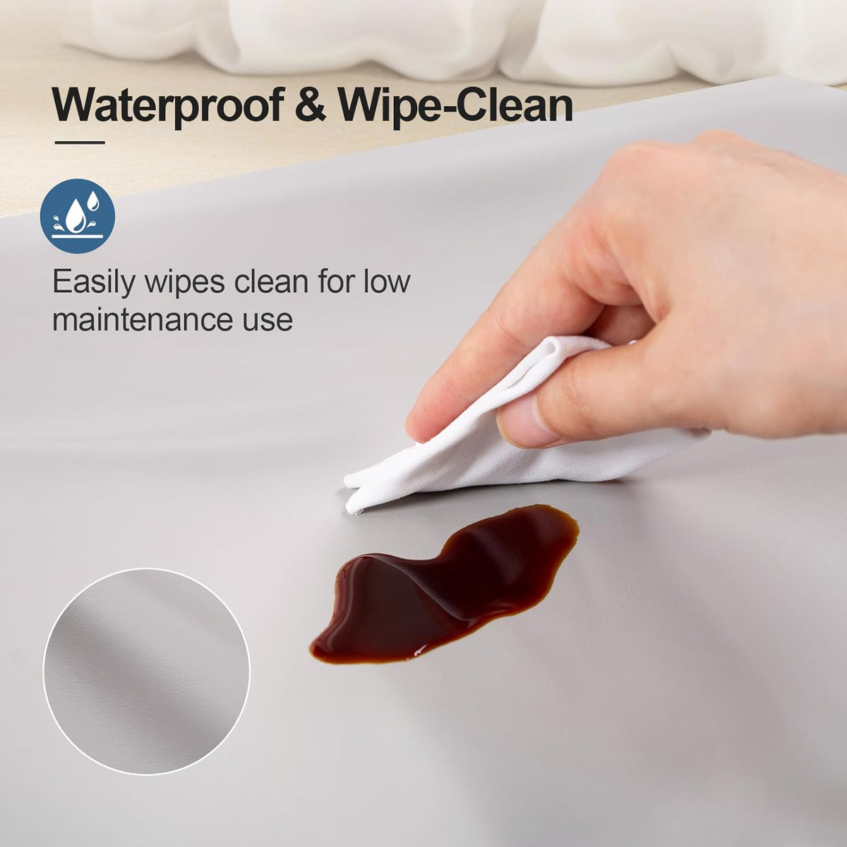 Dog Mat,19"x 30"Dogs Crate Pad,Indoor Non-Slip & Waterproof Dog Mat,Easy Wipe Clean in