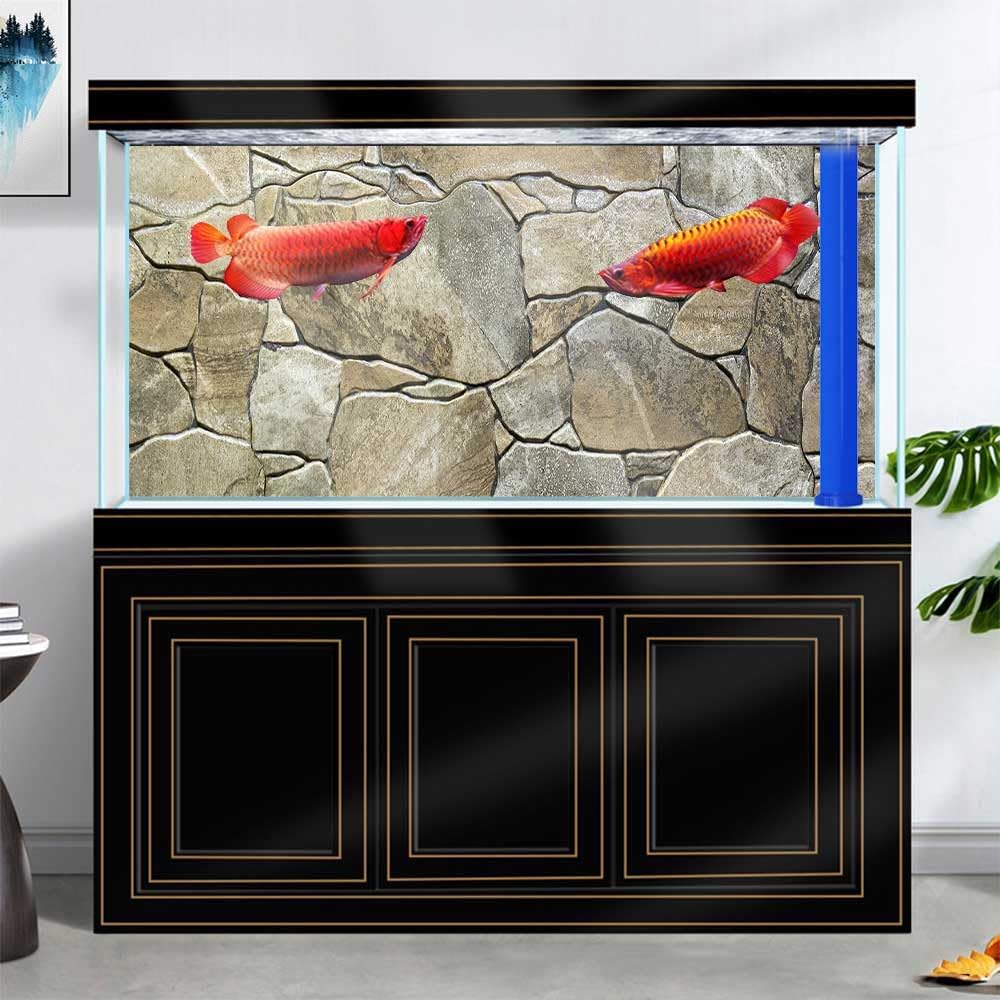 72X24IN Marble Aquarium Background, Art Marble Aquarium Background, Natural Marble Glass Terrarium