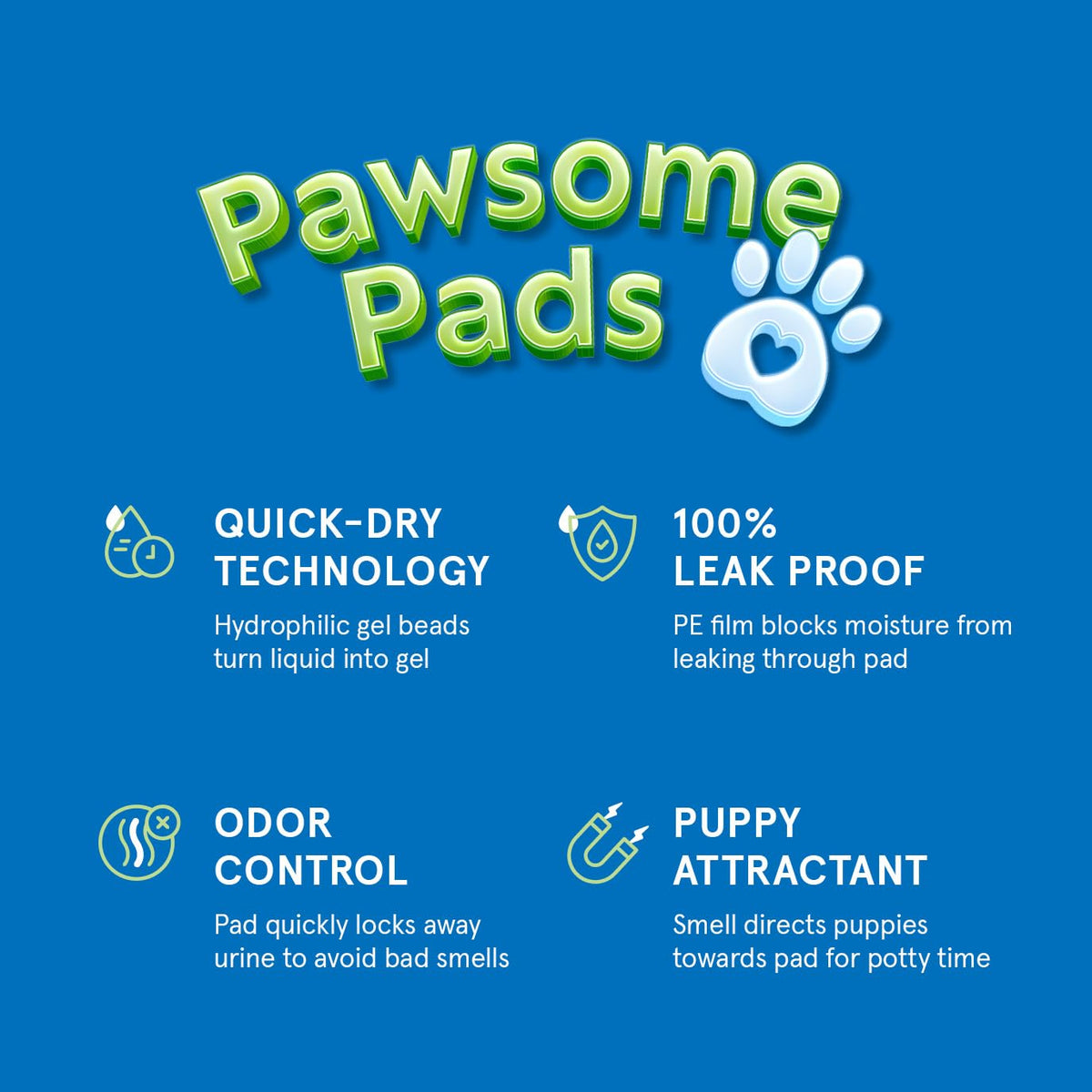 Puppy Pads Pet Pee Pads for Dogs & Puppy Training [100-COUNT] Potty Pads for Dogs 22" x 22"