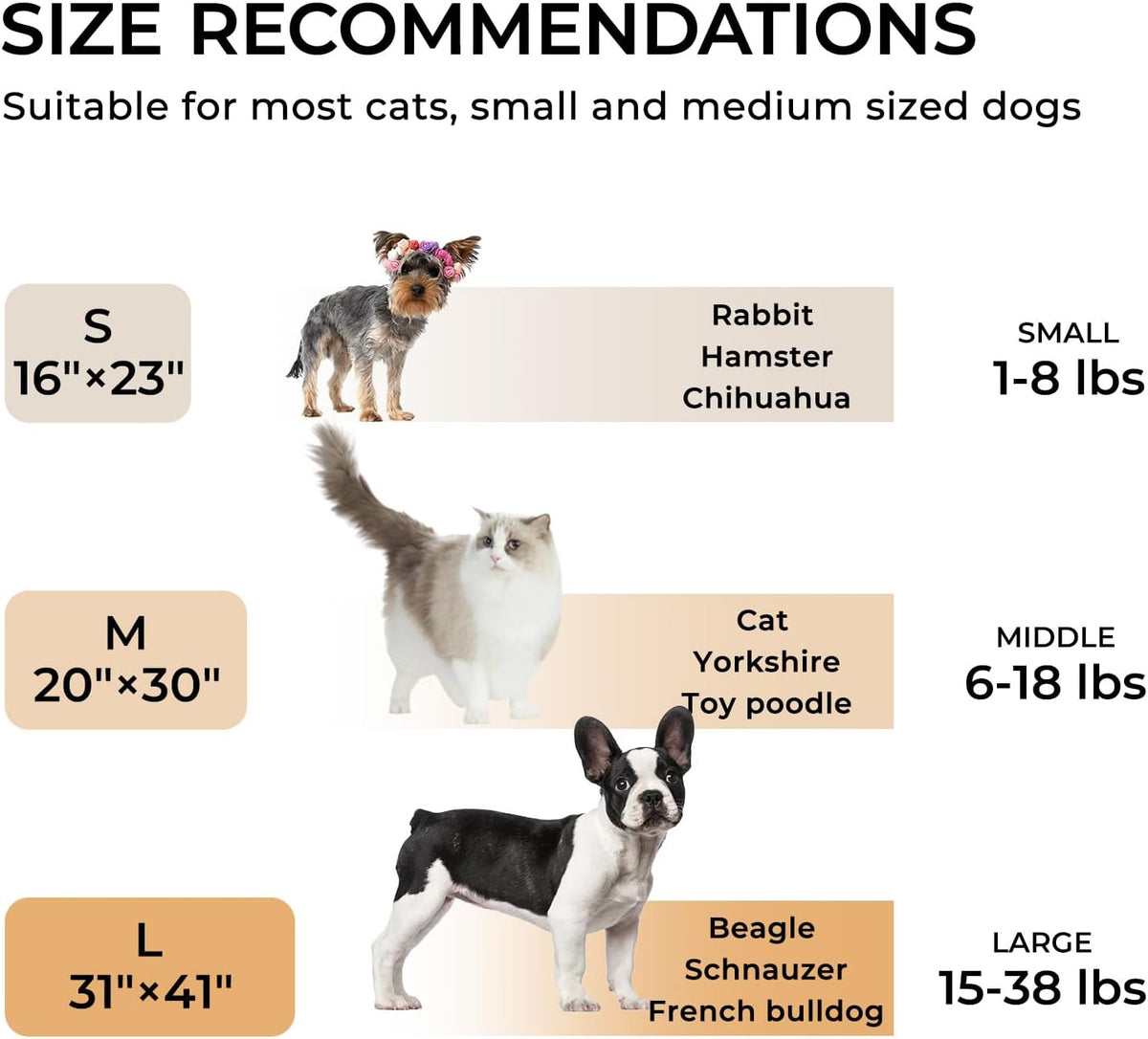 1 Pack 3 Calming Blankets Fluffy Premium Fleece Pet Blanket Soft Sherpa Throw for Dog Puppy Cat