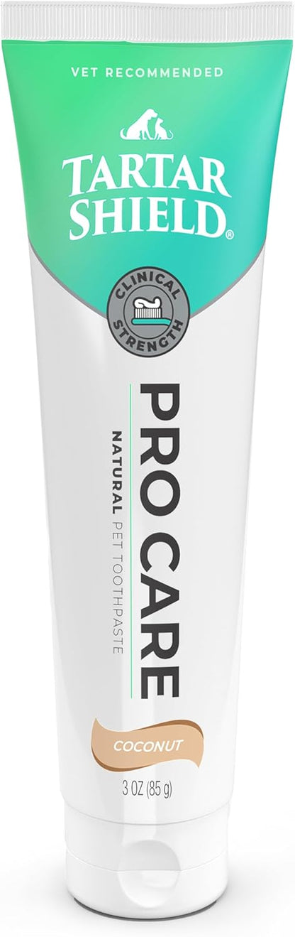 Tartar Shield Pro Care – Natural Enzymatic Pet Toothpaste – Protects Against Plaque & Tartar