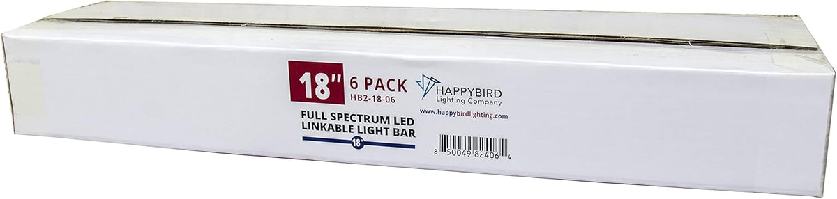 HappyBird Lightning (A Divison of M&M Cage) 18" LED linkable Light bar Without Power Source for