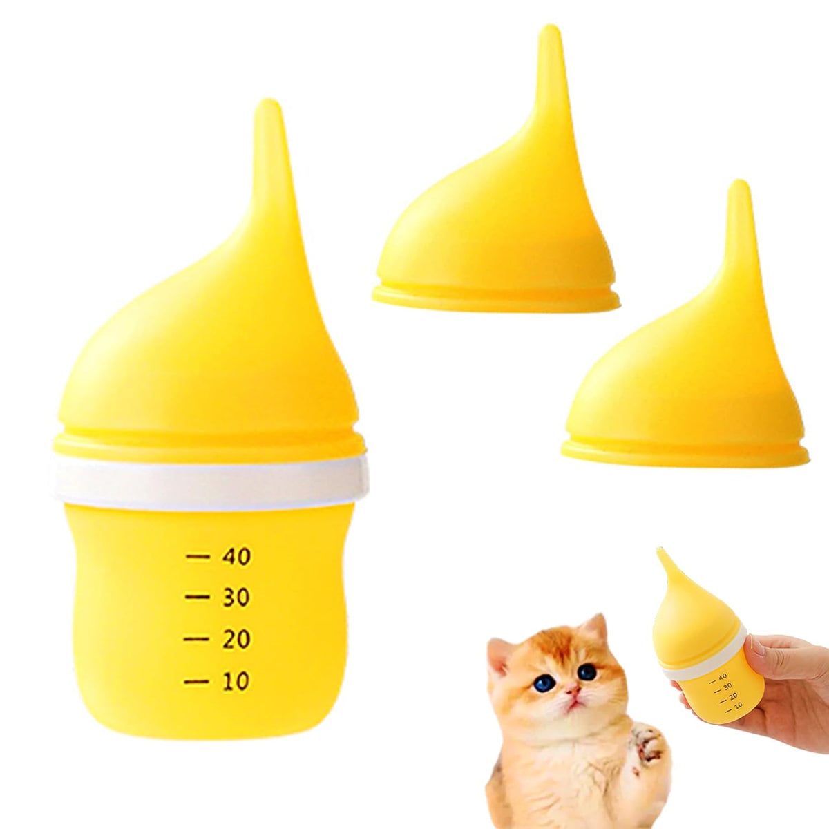 Kitten Bottles for Nursing,Puppy Bottles for Nursing Puppy Milk, Anti-Choking Puppy Feeder Design