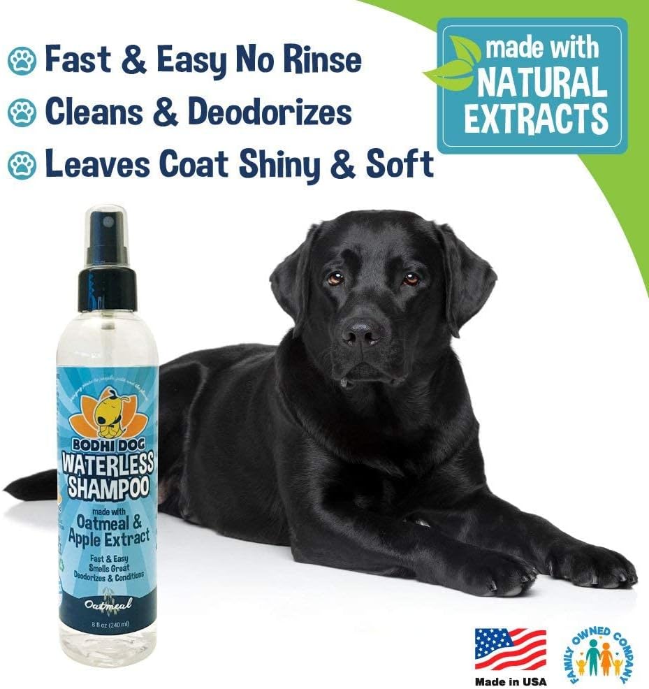 Bodhi Dog Waterless Shampoo - Natural Dry Shampoo for Dogs & Cats - Neutralizes Pet Odor - No Rinse