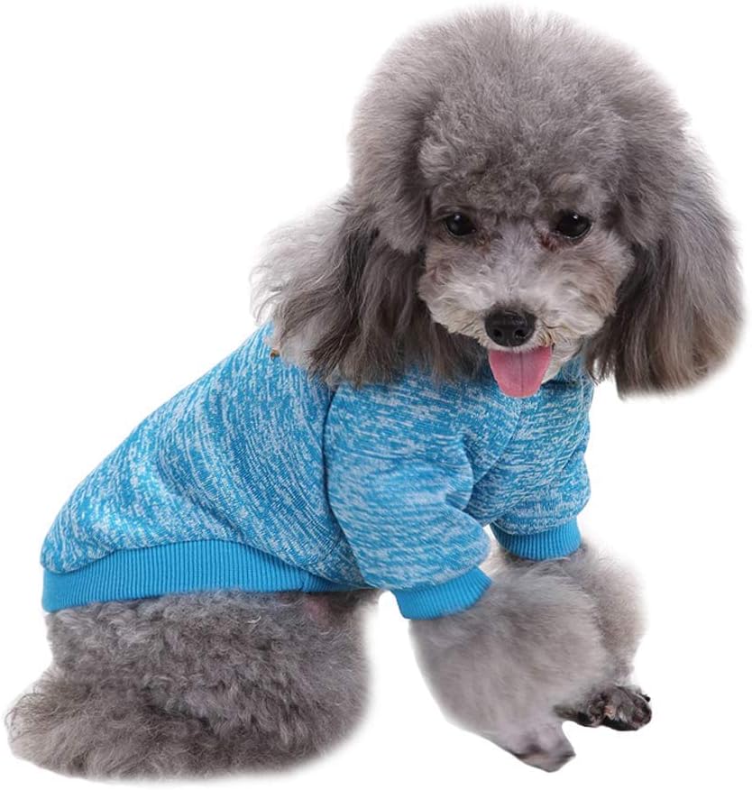 Jecikelon Dog Clothes Dogs Sweater Soft Puppies Clothing Winter Puppy Sweaters Warm Outfit for Dogs