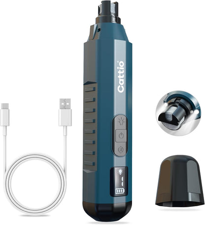 Dog Nail Grinder - Professional Electric Dog Nail Trimmer for Dogs & Cats Quiet Painless Grooming &