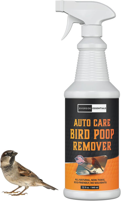 32oz Heavy Duty Bird Poop Remover & Stain Cleaner for Cars and Outdoor Vehicles - Powerful Stain