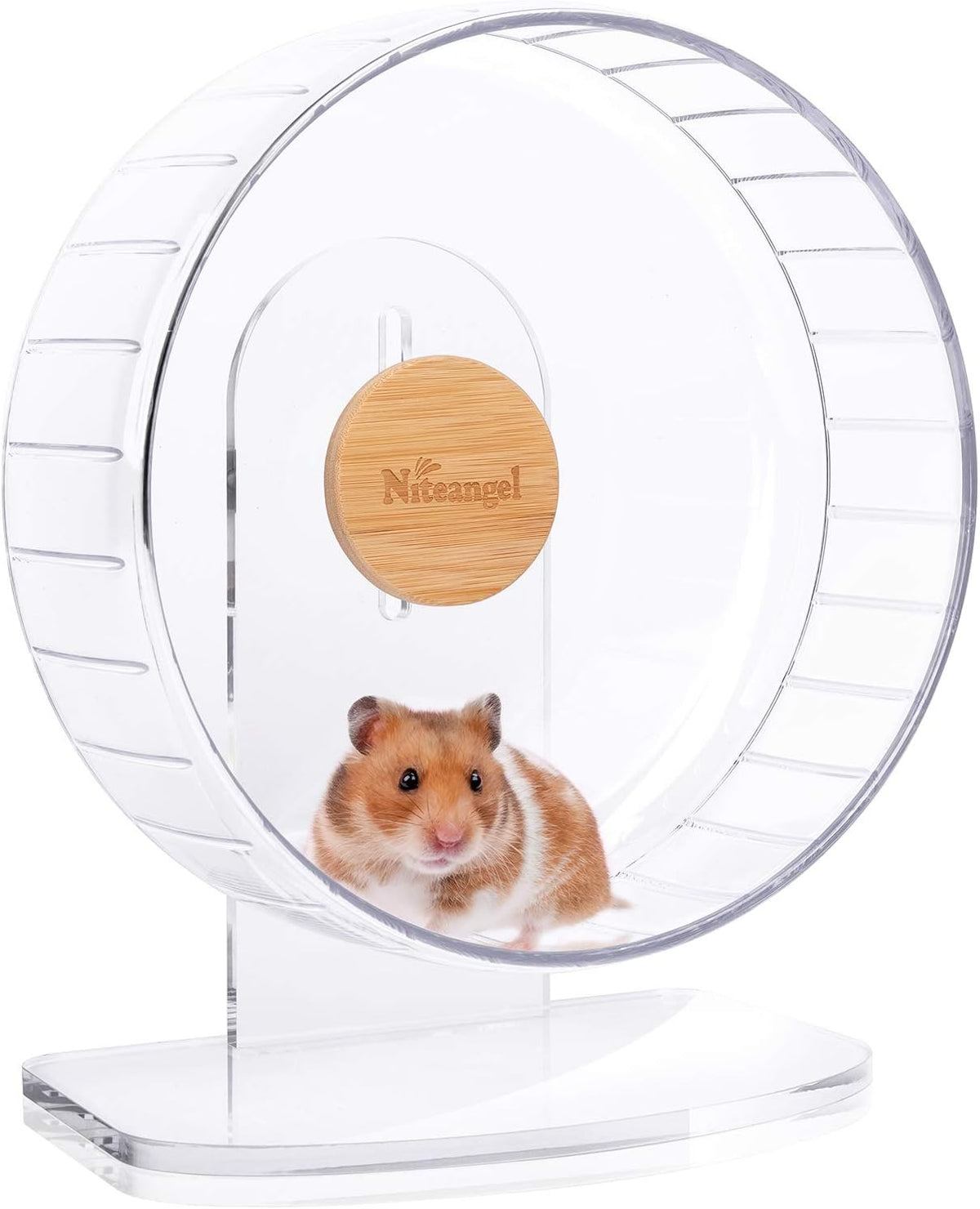 Niteangel Super-Silent Hamster Exercise Wheels - Quiet Spinner Hamster Running Wheels with