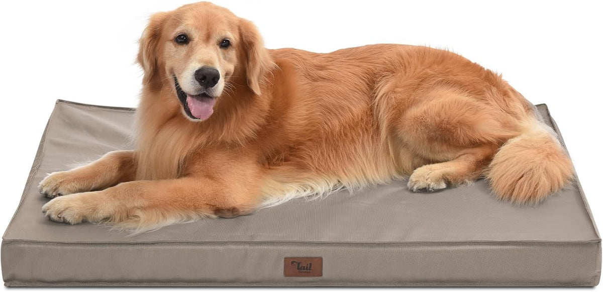 Orthopedic Dog Bed for Extra Large Dogs, XL Waterproof Dog Bed for Large Sized Dogs, Egg Crate Foam