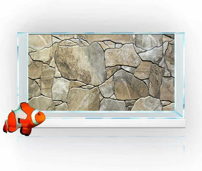 72X24IN Marble Aquarium Background, Art Marble Aquarium Background, Natural Marble Glass Terrarium