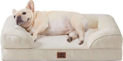 EHEYCIGA Orthopedic Dog Bed for Small Dogs, Waterproof Memory Foam Small Dog Beds with Sides