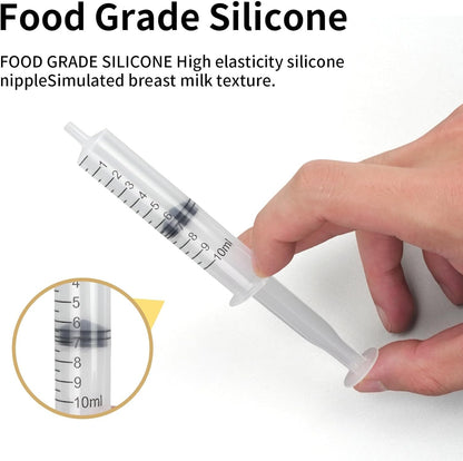 Professional Reusable Puppies Feeding Syringes for Newborn Kittens, Puppies, Pets, Wildlife