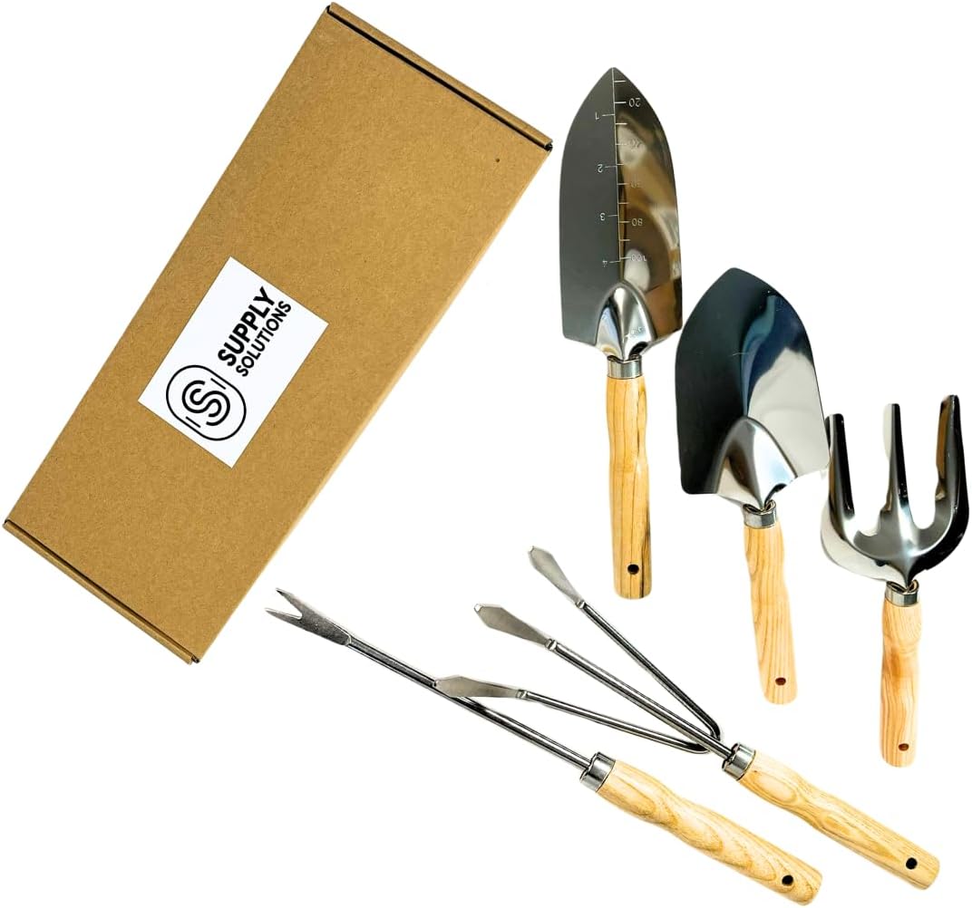 Gardening Tools - Perfect Garden Tools for Women or Men - Small Heavy Duty Gardening Hand Tools