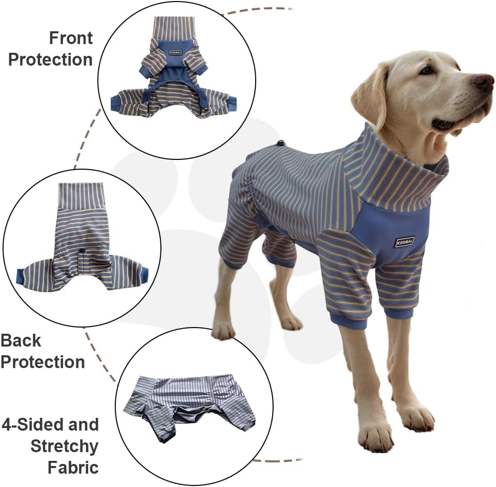 Dog Pyjamas PJS Sweater Clothes and Home Clothing Suitable for Medium to Large Breeds of Dogs, Dog