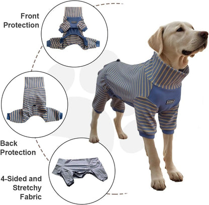 Dog Pyjamas PJS Sweater Clothes and Home Clothing Suitable for Medium to Large Breeds of Dogs, Dog