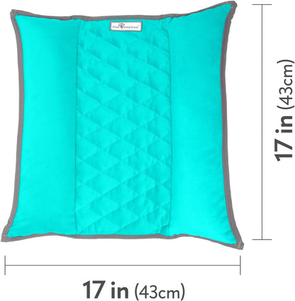Paw Inspired Snuggle Bunny Bolster Bed for Rabbits, Cats, Dogs and Other Small Pets, Reversible