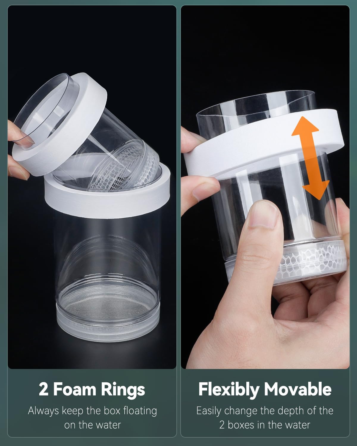 Pawfly Breeder Box for Fish Tank, Aquarium Fish Breeding Box, Floating Guppy Breeder Box, Baby Fish