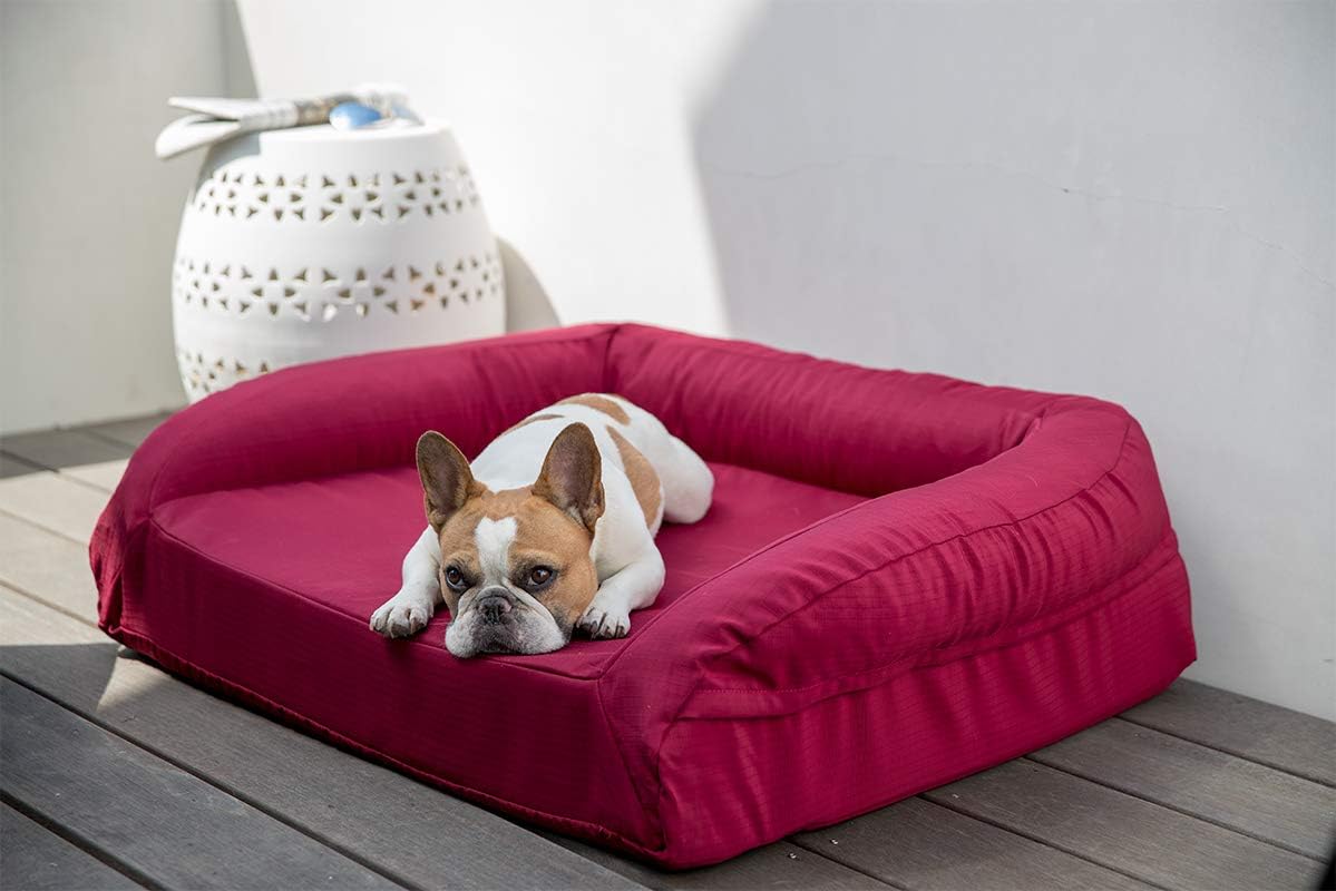 K9 Ballistics Tough Orthopedic Medium Bolster Dog Bed - Washable, Durable and Water Resistant Dog
