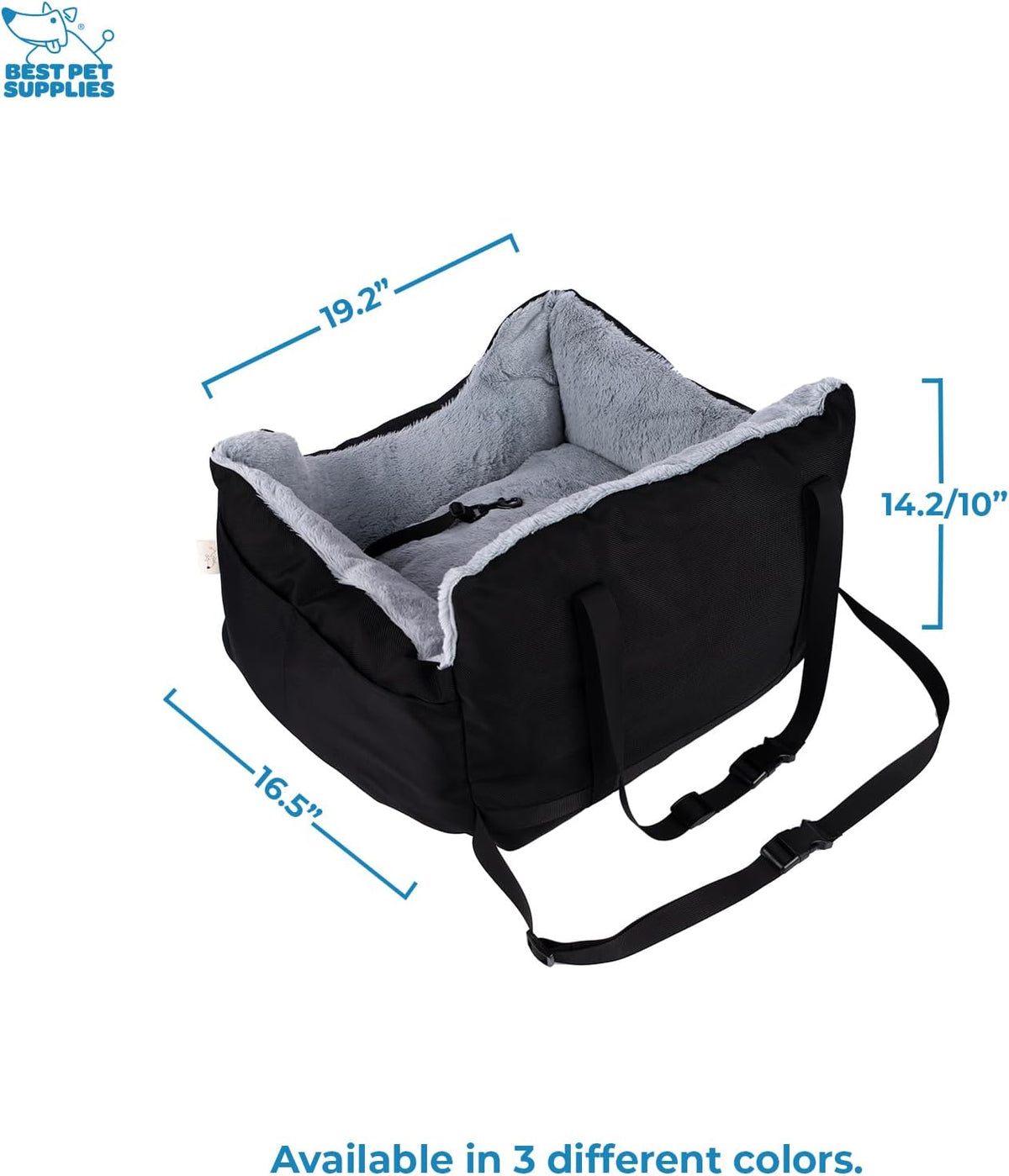 Best Pet Supplies Dog Pet Booster Seat, Dog Car Seats for Small Dogs & Medium Dogs, Soft Plush
