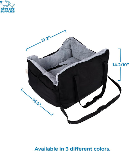 Best Pet Supplies Dog Pet Booster Seat, Dog Car Seats for Small Dogs & Medium Dogs, Soft Plush