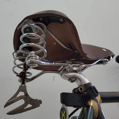UNISTRENGH English Vintage Bicycle Saddle Touring City Saddle Comfortable Comfort Leather Bicycle
