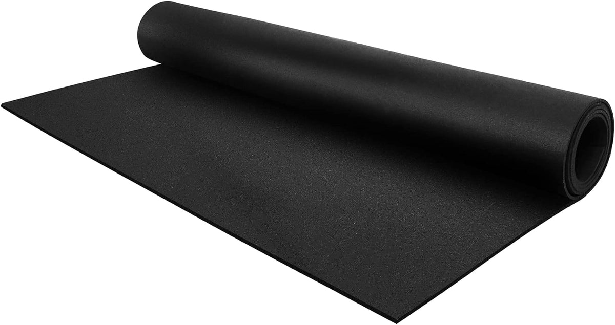 Flooring Inc's 1/4" Thick Tough Rubber Flooring Roll | Flexible Recycled Rubber Floor Mats for Home
