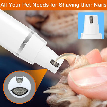 Dog Clippers Grooming Kit Hair Clipper-Low Noise Paw Trimmer- Rechargeable - Cordless Quiet Nail
