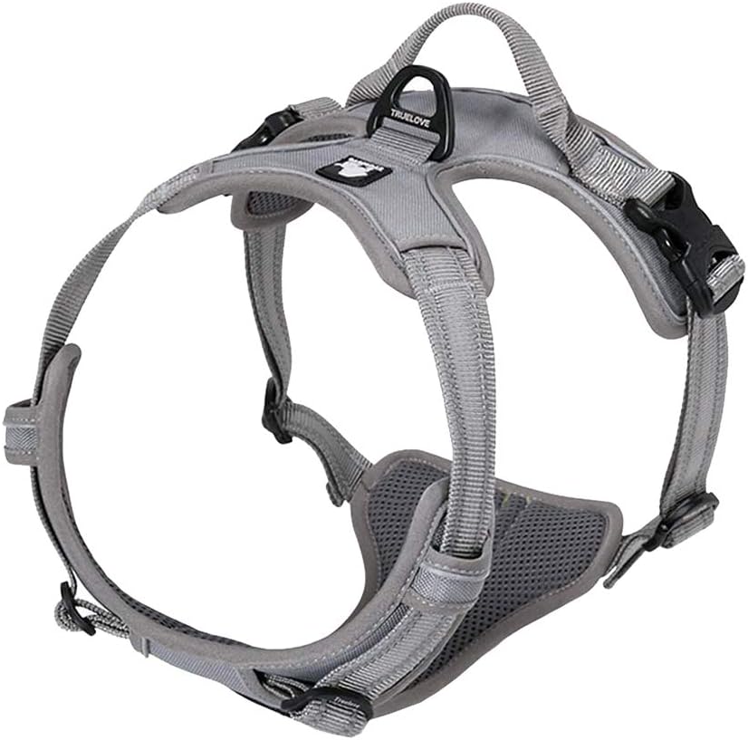 TRUE LOVE Adjustable No-Pull Dog Harness Reflective Pup Vest Harnesses Comfortable Control