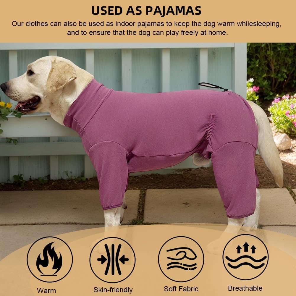 Dog Pyjamas PJS Sweater Clothes and Home Clothing Suitable for Medium to Large Breeds of Dogs, Dog