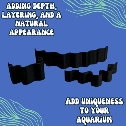 REEFSHAPE Aquarium or Terrarium Substrate Cliffs Combo Pack | Separate Substrate Layers in