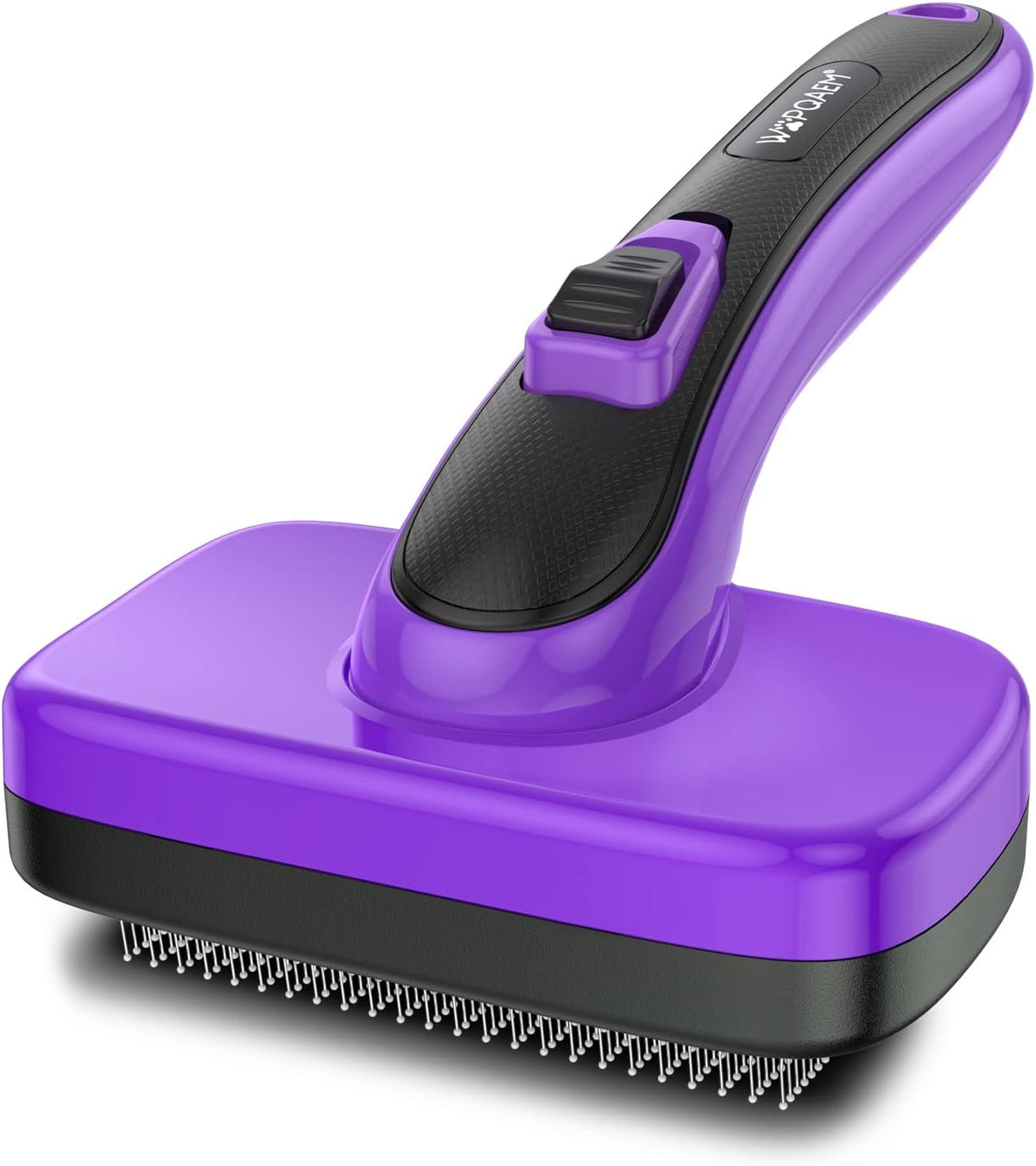 Dogs Cats Self Cleaning Slicker Brush for Shedding & Grooming Any Breed of Pets, Removes Loose