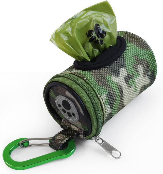 Dog Poop Bag Holder for Leash Doggie Waste Bag Dispenser Puppy Potty Carrier Small Doggy Zipper