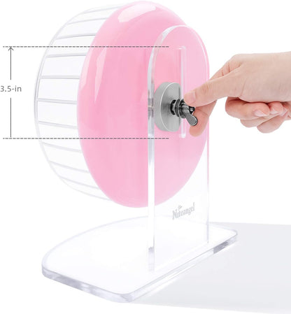 Niteangel Super-Silent Hamster Exercise Wheels: - Quiet Spinner Hamster Running Wheels with