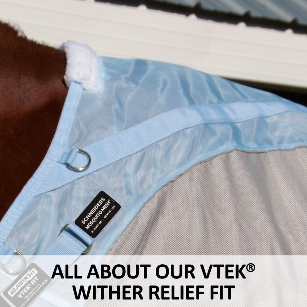 Schneiders Adjusta-Fit Mosquito Mesh Hybrid II Horse Fly Sheets | Ultimate Insect & UV Protection