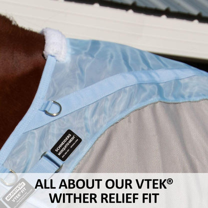 Schneiders Adjusta-Fit Mosquito Mesh Hybrid II Horse Fly Sheets | Ultimate Insect & UV Protection