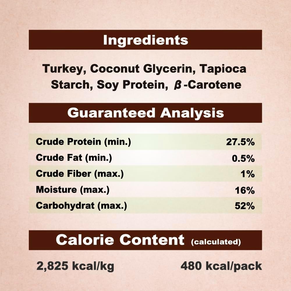 AFreschi Turkey β-Carotene Stick Dog Treats – 6 oz, USA-Sourced Trukey, All-Natural