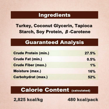 AFreschi Turkey β-Carotene Stick Dog Treats – 6 oz, USA-Sourced Trukey, All-Natural