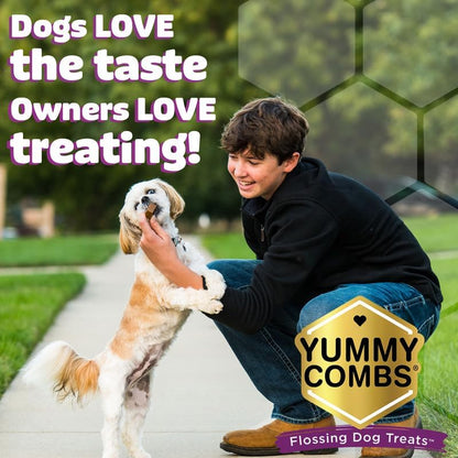 Dog Dental Treats – Vet VOHC Approved, Removes Tartar & Cleans Teeth – Yummy High Protein Chicken